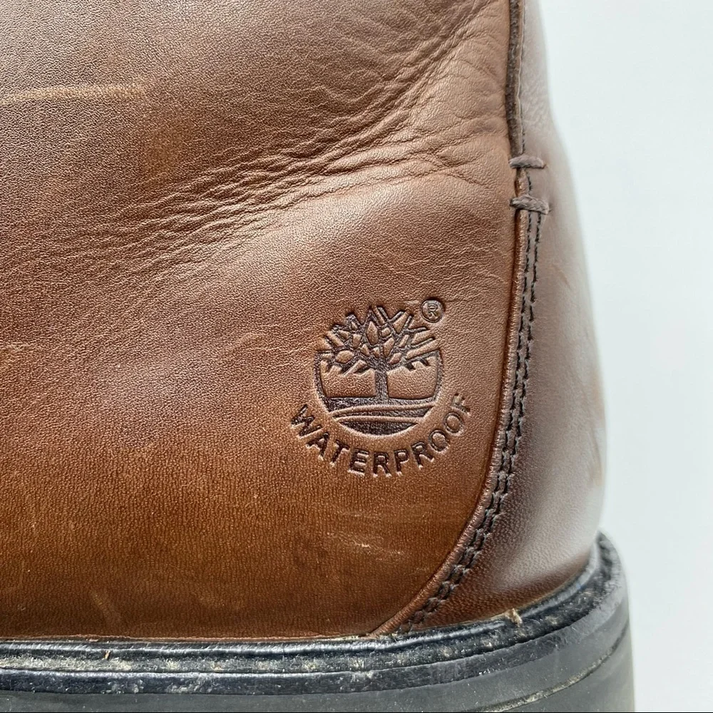 Timberland Genuine Leather Chukka Boots Size 10.5 Brown Smart Comfort System - Picture 13 of 16